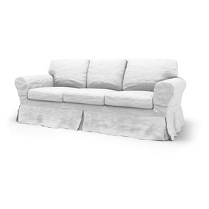 Bemz IKEA - Hoes voor 3-zitsslaapbank Ektorp, Absolute White, Linnen