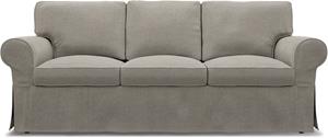 Bemz IKEA - Hoes voor 3-zitsslaapbank Ektorp, Greige, BOUCLÉ EN TEXTUUR