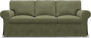Bemz IKEA - Hoes voor 3-zitsslaapbank Ektorp, Meadow Green, BOUCLÉ EN TEXTUUR