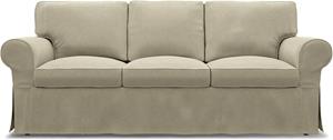 Bemz IKEA - Hoes voor 3-zitsslaapbank Ektorp, Soft White, Moody Seventies Collection