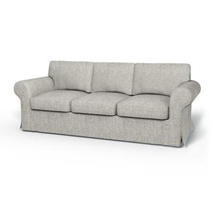 Bemz IKEA - Hoes voor 3-zitsslaapbank Ektorp, Driftwood, BOUCLÉ EN TEXTUUR