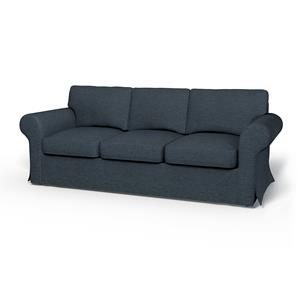 Bemz IKEA - Hoes voor 3-zitsslaapbank Ektorp, Denim, BOUCLÉ EN TEXTUUR