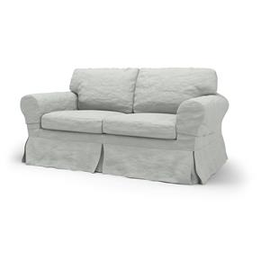 Bemz IKEA - Hoes voor 2-zitsbank Ektorp, Silver Grey, Linnen