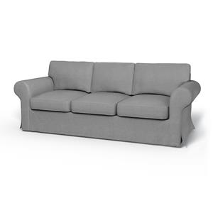 Bemz IKEA - Hoes voor 3-zitsslaapbank Ektorp, Graphite, Linnen