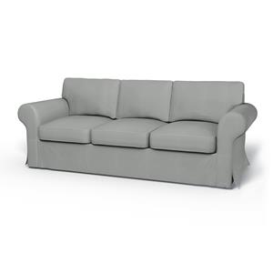 Bemz IKEA - Hoes voor 3-zitsslaapbank Ektorp, Silver Grey, Katoen