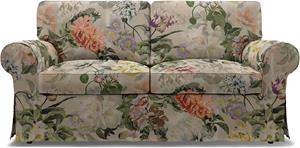 Bemz IKEA - Hoes voor 2-zitsbank Ektorp, Delft Flower - Tuberose, Linnen