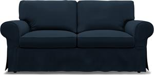 Bemz IKEA - Hoes voor 2-zitsbank Ektorp, Navy Blue, Katoen