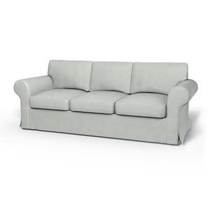 Bemz IKEA - Hoes voor 3-zitsslaapbank Ektorp, Silver Grey, Linnen