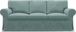 Bemz IKEA - Hoes voor 3-zitsslaapbank Ektorp, Mineral Blue, Katoen