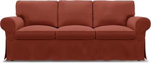 Bemz IKEA - Hoes voor 3-zitsslaapbank Ektorp, Burnt Orange, Katoen