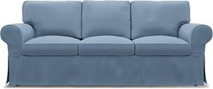 Bemz IKEA - Hoes voor 3-zitsslaapbank Ektorp, Dusty Blue, Katoen