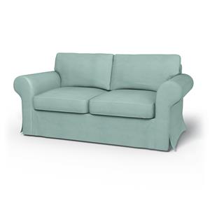 Bemz IKEA - Hoes voor 2-zitsbank Ektorp, Mineral Blue, Linnen