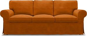 Bemz IKEA - Hoes voor 3-zitsslaapbank Ektorp, Cognac, Fluweel