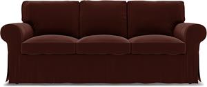 Bemz IKEA - Hoes voor 3-zitsslaapbank Ektorp, Ground Coffee, Fluweel