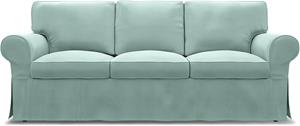 Bemz IKEA - Hoes voor 3-zitsslaapbank Ektorp, Mineral Blue, Linnen