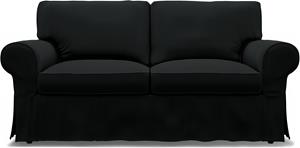 Bemz IKEA - Hoes voor 2-zitsbank Ektorp, Jet Black, Katoen