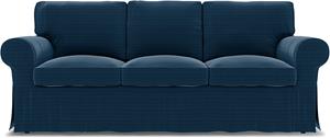 Bemz IKEA - Hoes voor 3-zitsslaapbank Ektorp, Denim Blue, Moody Seventies Collection