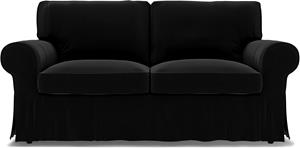 Bemz IKEA - Hoes voor 2-zitsbank Ektorp, Black, Fluweel