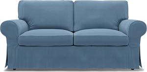 Bemz IKEA - Hoes voor 2-zitsbank Ektorp, Vintage Blue, Linnen