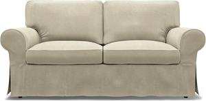 Bemz IKEA - Hoes voor 2-zitsslaapbank Ektorp, Cream, BOUCLÉ EN TEXTUUR