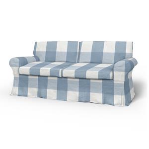 Bemz IKEA - Hoes voor 2-zitsslaapbank Ektorp, Sky Blue, Linnen