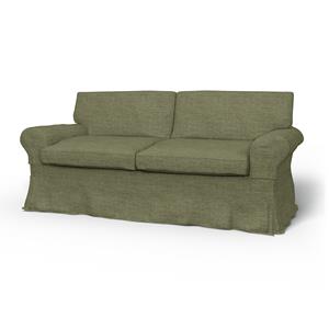 Bemz IKEA - Hoes voor 2-zitsslaapbank Ektorp, Meadow Green, BOUCLÉ EN TEXTUUR