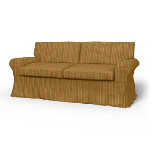 Bemz IKEA - Hoes voor 2-zitsslaapbank Ektorp, Mustard Stripe, Moody Seventies Collection