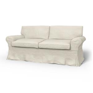 Bemz IKEA - Hoes voor 2-zitsslaapbank Ektorp, Unbleached, Linnen