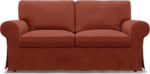 Bemz IKEA - Hoes voor 2-zitsslaapbank Ektorp, Burnt Orange, Katoen