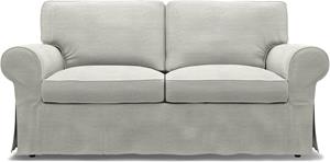 Bemz IKEA - Hoes voor 2-zitsslaapbank Ektorp, Silver Grey, Katoen