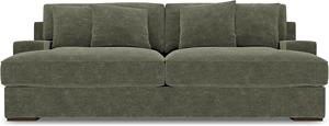 Bemz IKEA - Hoes voor 3-zitsbank Göteborg, Green Grey, Fluweel
