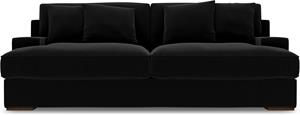 Bemz IKEA - Hoes voor 3-zitsbank Göteborg, Black, Fluweel