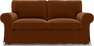 Bemz IKEA - Hoes voor 2-zitsslaapbank Ektorp, Cinnamon, Fluweel