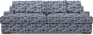 Bemz IKEA - Hoes voor 3-zitsbank Göteborg, Dark Blue, BOUCLÉ EN TEXTUUR