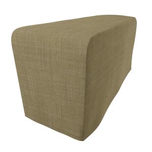 Bemz IKEA - Armleuningbeschermers Göteborg (twee stuks), Dusty Yellow, BOUCLÉ EN TEXTUUR
