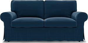Bemz IKEA - Hoes voor 2-zitsslaapbank Ektorp, Denim Blue, Moody Seventies Collection