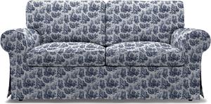 Bemz IKEA - Hoes voor 2-zitsslaapbank Ektorp, Dark Blue, BOUCLÉ EN TEXTUUR