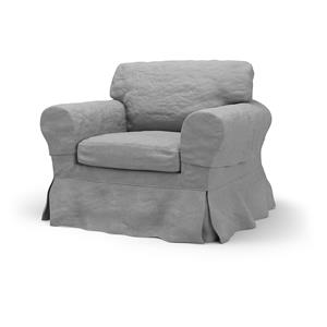 Bemz IKEA - Hoes voor fauteuil Ektorp, Graphite, Linnen