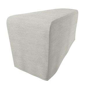 Bemz IKEA - Armleuningbeschermers Göteborg (twee stuks), Silver Grey, Katoen