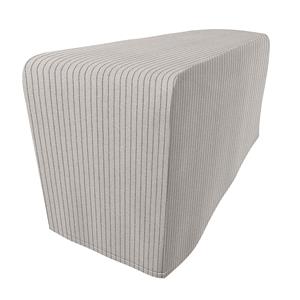 Bemz IKEA - Armleuningbeschermers Göteborg (twee stuks), Silver Grey, Katoen