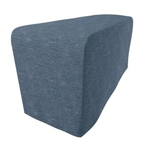 Bemz IKEA - Armleuningbeschermers Göteborg (twee stuks), Mineral Blue, Fluweel