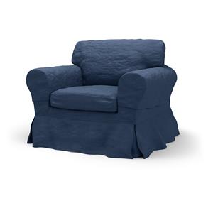 Bemz IKEA - Hoes voor fauteuil Ektorp, Navy Blue, Linnen