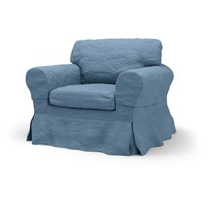 Bemz IKEA - Hoes voor fauteuil Ektorp, Vintage Blue, Linnen