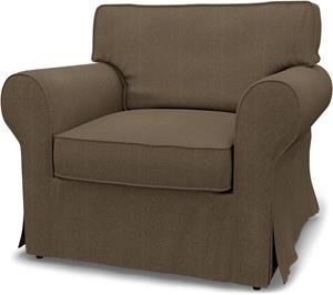 Bemz IKEA - Hoes voor fauteuil Ektorp, Dark Taupe, BOUCLÉ EN TEXTUUR