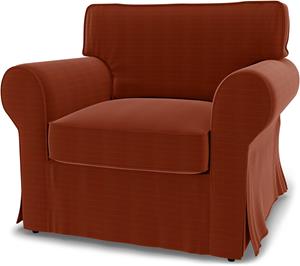 Bemz IKEA - Hoes voor fauteuil Ektorp, Burnt Sienna, Moody Seventies Collection