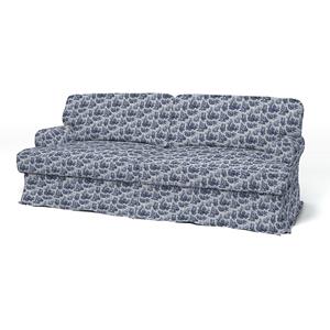 Bemz IKEA - Hoes voor 3-zitsbank Ekeskog, Dark Blue, BOUCLÉ EN TEXTUUR