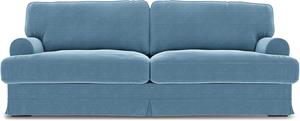 Bemz IKEA - Hoes voor 3-zitsbank Ekeskog, Sky Blue, Corduroy