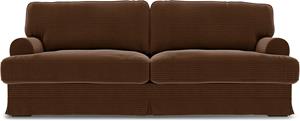 Bemz IKEA - Hoes voor 3-zitsbank Ekeskog, Chocolate Brown, Corduroy