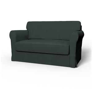 Bemz IKEA - Hoes voor slaapbank Hagalund, Graphite Grey, Katoen