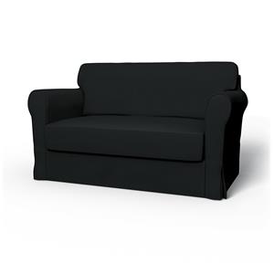 Bemz IKEA - Hoes voor slaapbank Hagalund, Jet Black, Katoen